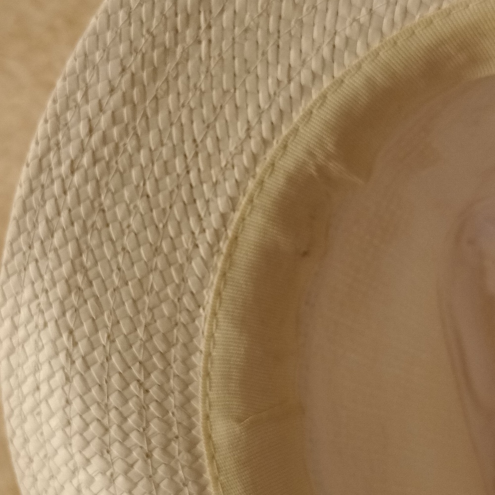 Panama Jack Woven Striped Hatband Fedora safari Hat XL- Worn 1X - Picture 7 of 7